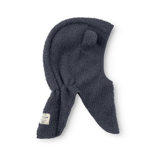 Mini A Ture MATJEFFI teddyfleece elephant hood-Ombre Blue