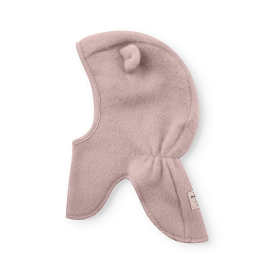 Mini A Ture MATJIA wool fleece elephant hood-Cloudy rose