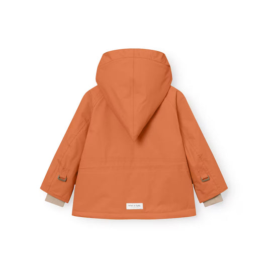 Mini A Ture fleece lined winter jacket -Leather brown