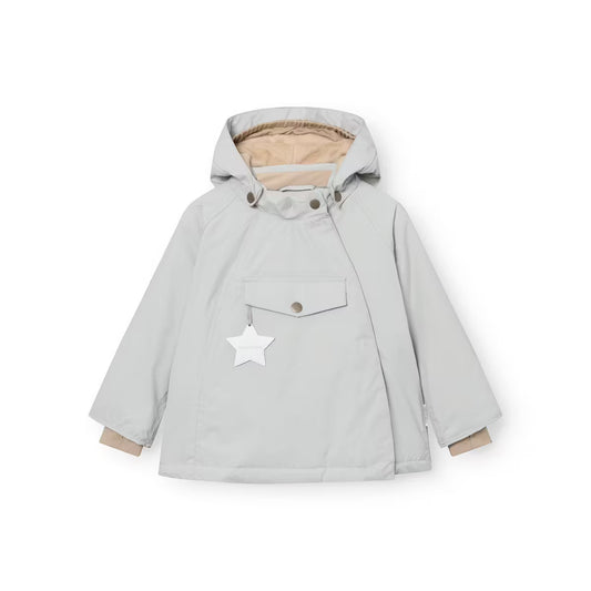 Mini A Ture fleece lined winter jacket -  Puritan grey