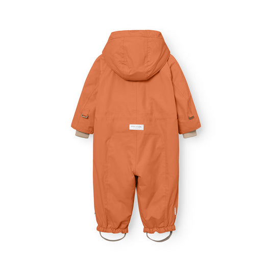 Mini A Ture MATWISTI fleece lined snowsuit- Leather brown