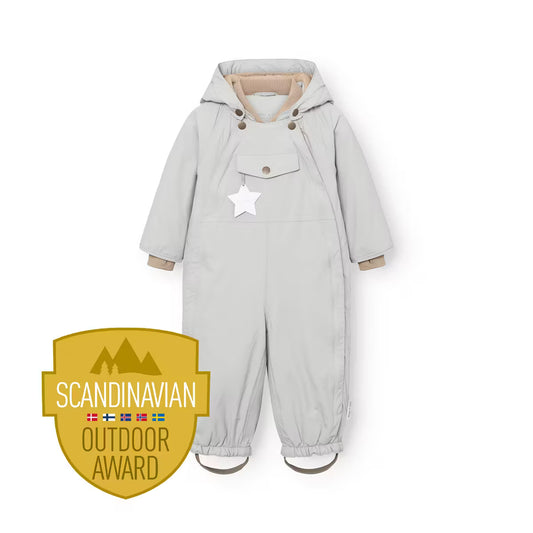 Mini A Ture MATWISTI fleece lined snowsuit- Puritan grey