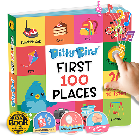 Ditty Bird Baby Sound Vocabulary Book: First 100 Places