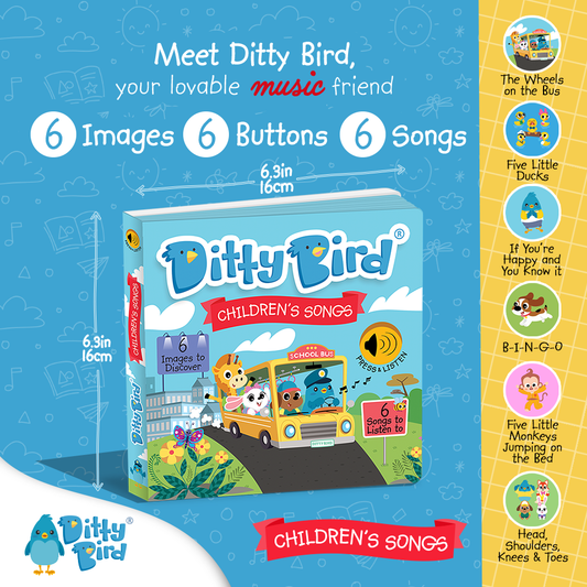 Ditty Bird Sound Book: Children´s Songs-BESTSELLER