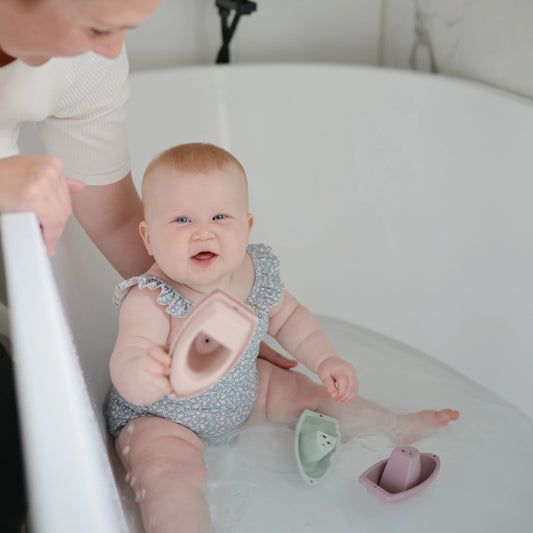 Mushie Bath Boats – Set of 5