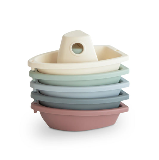 Mushie Bath Boats – Set of 5