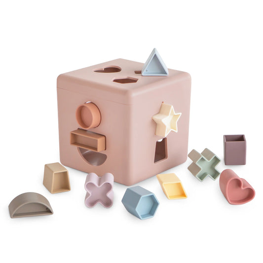 Mushie Shape Sorting Box (Petal)
