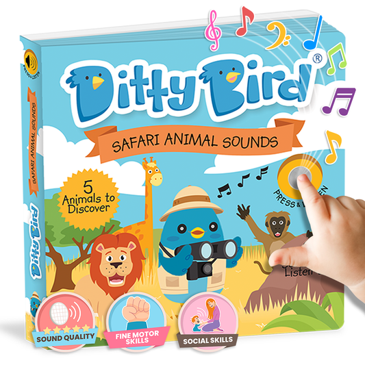 Ditty Bird Baby Sound Book: Safari Animal Sounds